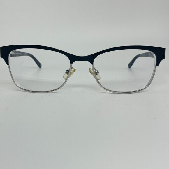 BANANA REPUBLIC Burke Black/ Silver Steel Mens Eyeglasses Frame 51-17-135 H14516 - Picture 2 of 8